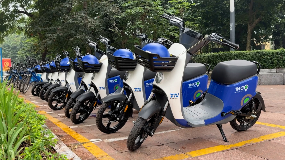 Xe đạp điện công cộng Hà Nội dễ lái còn vài điểm bất tiện