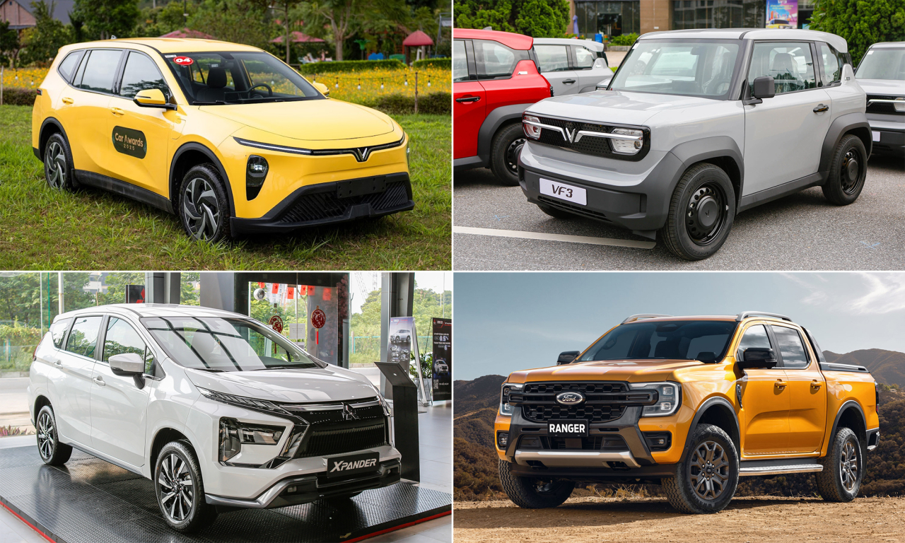 10 ôtô bán nhiều nhất thị trường Việt Nam tháng 11 xe VinFast áp đảo