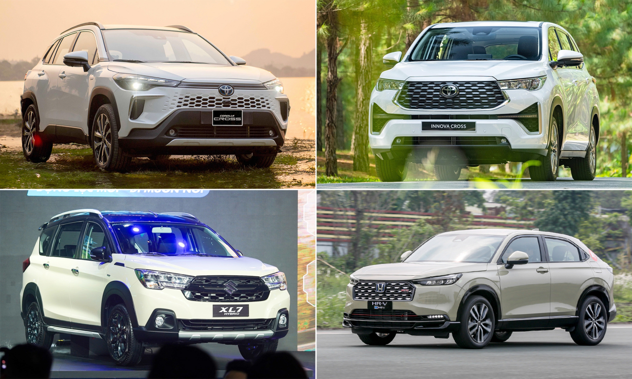 5 ôtô hybrid bán nhiều nhất thị trường Việt Nam tháng 11