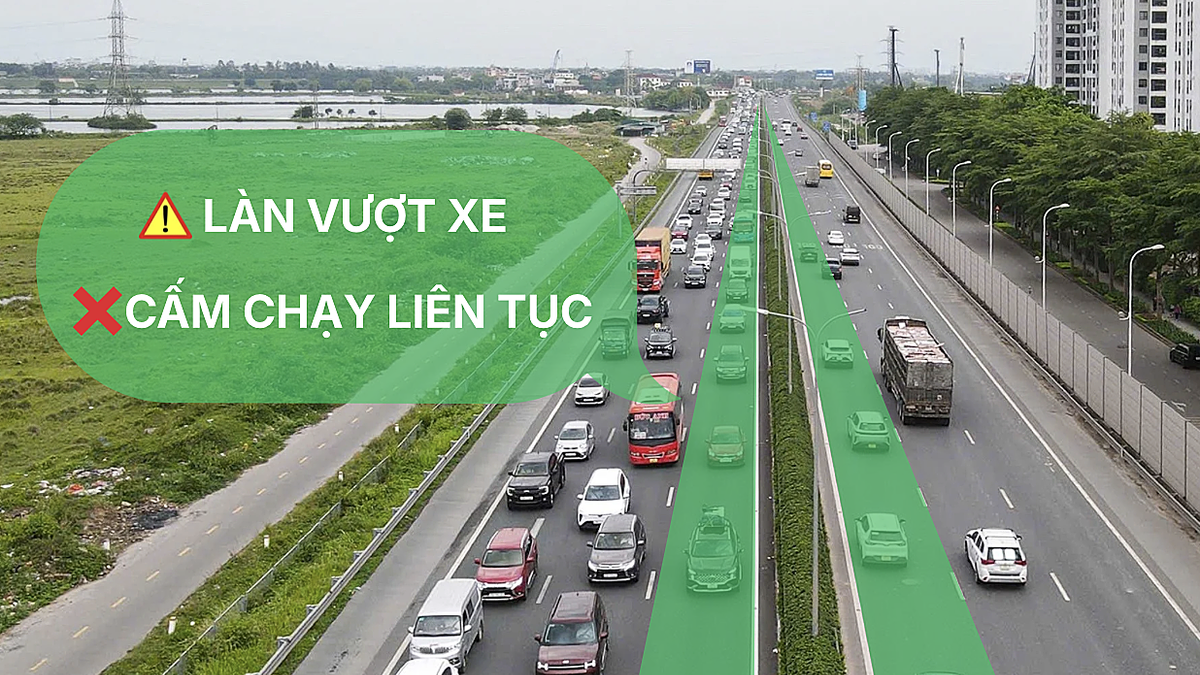 Cục CSGT đề xuất chỉ sử dụng làn trái cao tốc để vượt xe